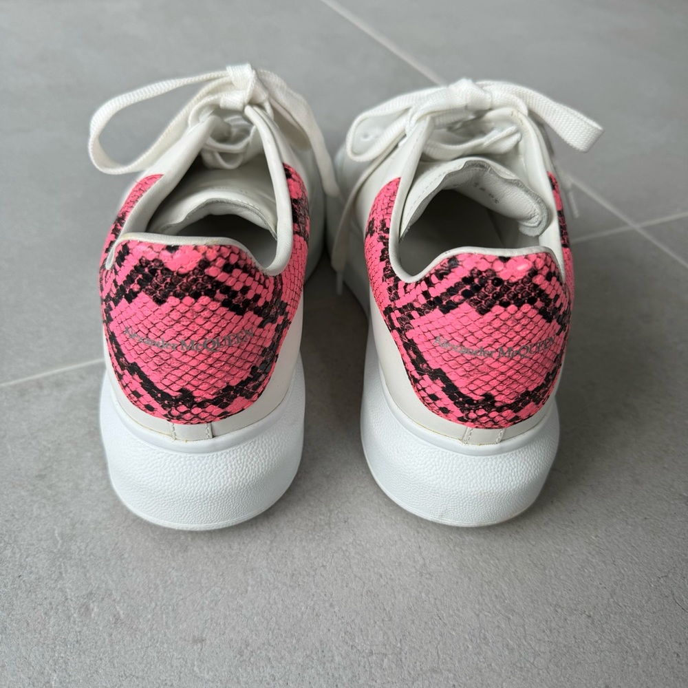 Alexander Mcqueen | Python Embossed Leather Platf… - image 3